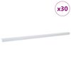 vidaXL Trapprofielen 30 st Zilver 67 x 3.5 x 3 cm Aluminium