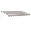 vidaXL Zijde Frame Lichtgrijs 250 x 200 cm Polyester met PU-coating