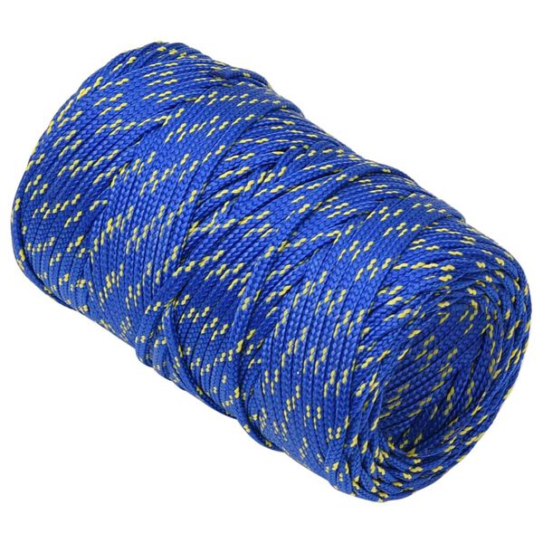vidaXL Boottouw 2 mm 250 m polypropyleen blauw