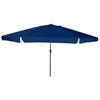 vidaXL Tuinparasol 394 x 394 x 248 cm Polyester en staal Azuurblauw