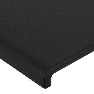 vidaXL Hoofdborden 4 st 100x5x78/88 cm kunstleer zwart