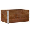 vidaXL Plantenbak 120x80 cm massief grenenhout bruin