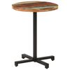 vidaXL Bistrotafel rond &Oslash;60x75 cm massief gerecycled hout