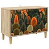 vidaXL Tv-meubel ZAANDAM 69 x 33 x 50 cm Sonoma Bewerkt hout