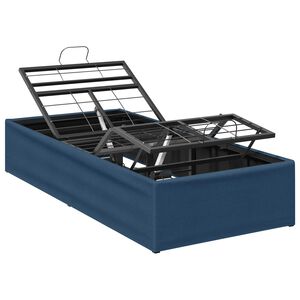 vidaXL Elektrisch Verstelbaar Bedframe Blauw 200 x 80 x 33,5 cm Staal