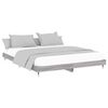 vidaXL Bedframe zonder matras 160x200 cm spaanplaat grijs Sonoma