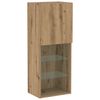 vidaXL Tv-meubelset Artisan Eiken 40,5 x 30 x 102 cm Bewerkt hout