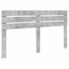 vidaXL Hoofdbord Beton Grijs Bewerkt hout