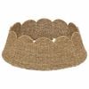 vidaXL Kerstboomkraag Rond Naturel &Oslash; 75 x 25 cm Zeegras