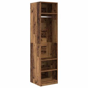 vidaXL Kledingkast met plank Oudhout 50 x 50 x 200 cm Bewerkt hout