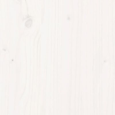 vidaXL 9-delige Barset massief grenenhout wit