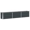 vidaXL Plantenbak Antraciet 240 x 40 x 45 cm Staal