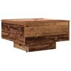 vidaXL Salontafel Oud Hout 55 x 55 x 31 cm Bewerkt hout