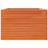 vidaXL Plantenbak 70x70x45,5 cm massief grenenhout wasbruin