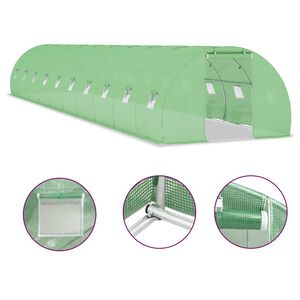 vidaXL Kas 45 m&sup2; 15x3x2 m