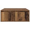 vidaXL Salontafel met lade Oud hout 80 x 80 x 31 cm Bewerkt hout