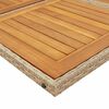 vidaXL 17-delige Tuinset met kussens poly rattan beige