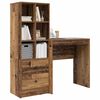 vidaXL Bureau met lade 2 pcs Oudhout