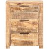 vidaXL Dressoir 59x33x75 cm ruw mangohout