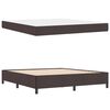 vidaXL Boxspringbed Donkerbruin 180 x 200 cm Stof
