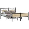 vidaXL Bedframe zonder matras hout sonoma eikenkleurig 140x200 cm