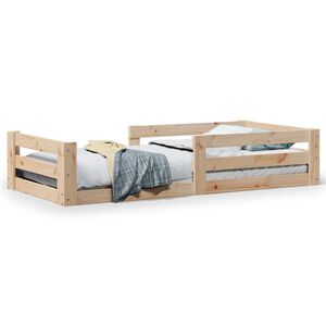 vidaXL Bedframe zonder matras massief grenenhout 80x200 cm