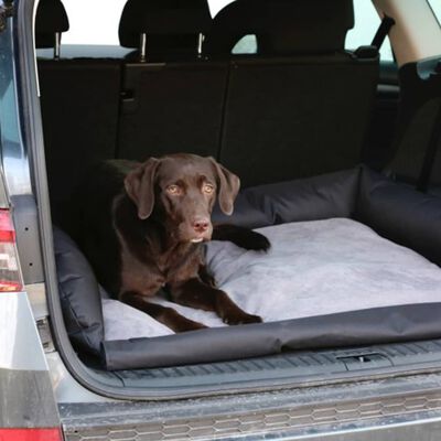 Kerbl Hondenmand voor in de auto 80x60 cm grijs en zwart