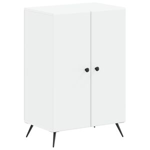 vidaXL Schoenenkast BREDA 59,5 x 39,5 x 90 cm Bewerkt hout Wit