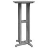 vidaXL Bartafel Lichtgrijs 55 x 55 x 107 cm Polyetheen