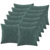 vidaXL Kussensloop 12 st HEERLEN Zee blauw 45 x 45 cm