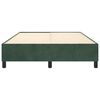 vidaXL Boxspring bed 140x200 cm fluweel donkergroen