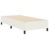 vidaXL Boxspringbed Cr&egrave;me 80 x 200 cm Katoen Stof