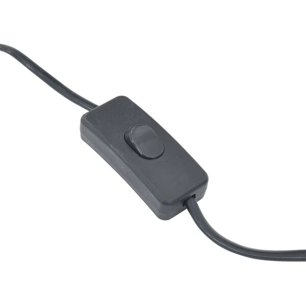 vidaXL Tafellamp 60 W E27 20x27 cm wilgen zwart