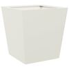 vidaXL Plantenbakken 2 st 40x40x40 cm staal wit