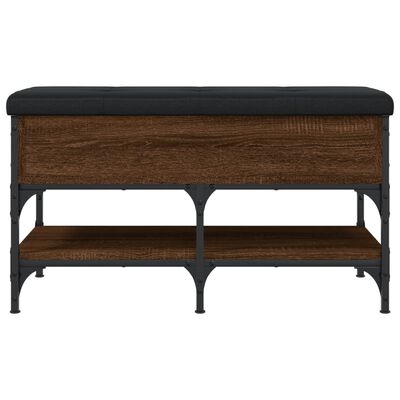 vidaXL Schoenenbank 82x42x45 cm bewerkt hout bruin eikenkleur