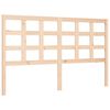 vidaXL Bedframe met hoofdbord massief hout 160x200 cm
