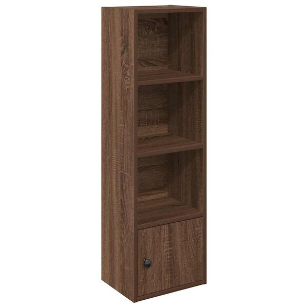 vidaXL Boekenkast 31x24x102 cm bewerkt hout bruin eikenkleurig