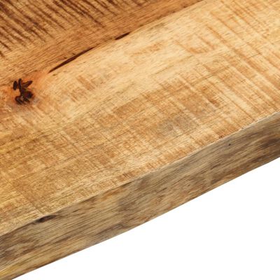 vidaXL Tafelblad met natuurlijke rand 140x30x3,8 cm massief mangohout