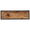 vidaXL Wandplank met plank Wandgemonteerd Oudhout 65 x 20 x 60 cm