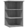 vidaXL Bijzetkast 35x35x55 cm bewerkt hout grijs sonoma eikenkleurig