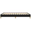 vidaXL Bedframe zonder matras stof zwart 160x200 cm