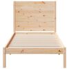 vidaXL Bedframe extra lang zonder matras massief hout 90x220 cm