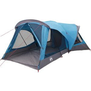 vidaXL Gezinstent 14-persoons Blauw 185T Polyester met PU Coating