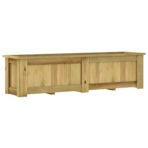 vidaXL Plantenbak verhoogd 196x50x50 cm ge&iuml;mpregneerd grenenhout