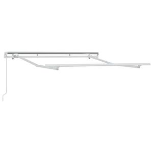 vidaXL Zijde Frame Wit 2,5 x 2 m Metaal