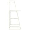 vidaXL Bureau met schappen 102x50x117 cm wit