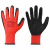 vidaXL Werkhandschoenen 24 st Rood en Zwart 10 / xl Latexcoating