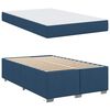 vidaXL Bedframe met matras Blauw 120 x 190 cm Stof