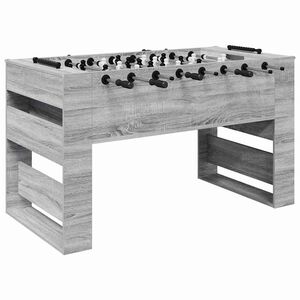 vidaXL Honkbaltafel Grijze Sonoma 146,5 x 74 x 85 cm Bewerkt hout