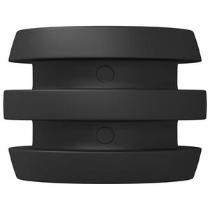 vidaXL Tafelvoetbal bumpers 16 st Zwart 3 x 3 x 2 cm TPE